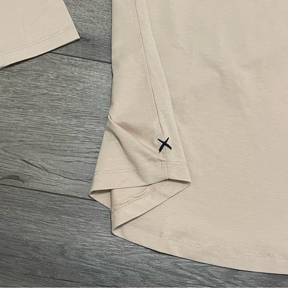 2 Cuts Clothing Long Sleeve Tee T-Shirt Crew Neck Curve Hem Pyca Pro Sz XL NEW - Picture 4 of 16